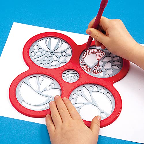 Image of Spirograph - Cyclex Set - Art Kit - Rotating Stencil Wheel Creates Countless Designs - For Ages 8+