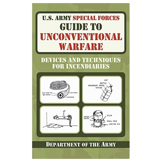 U.S. Army Special Forces Guide to Unconventional Warfare: Devices and Techniques for Incendiaries