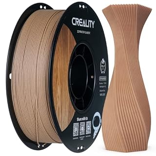 CREALITY CR-Wood 印刷フィラメント 1KG/2.2Ib 1.75mm スプール 木製 3Dプリンター造形材料 ウッド 木部繊維 滑らかな質感 強靭性 木造フィラメント素材 精度±0.03mm ほとんどのFDM 3Dプリンターと互換性があり