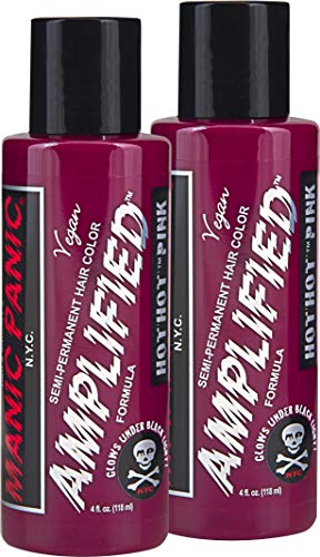 Manic Panic Hot Hot Pink Hair Color Amplified 2PK