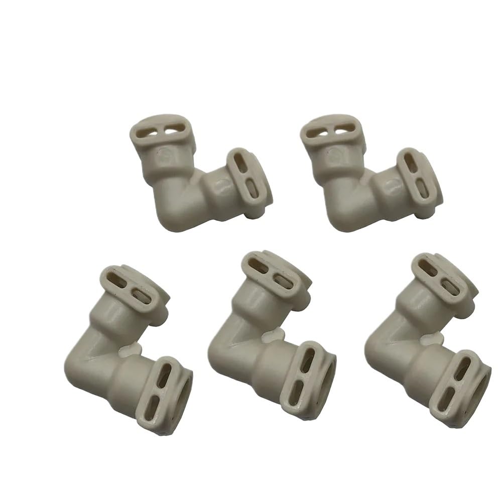 5 Piezas Piezas De Cafetera Calderas Conector Bidireccional Adaptador De Curva En Forma De L De 90 ° Compatible Con Dr.coffee Compatible Con SAECO Compatible Con Kalerm Compatible Con Máquina JURA