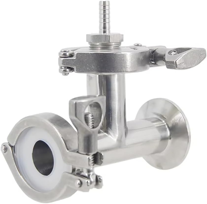 1.5 Inch TC Inline Oxygenation System for Homebrew, Includes 2.0 Micron Oxygen Stone, Tee, Cap, 2 Clamps & 2 Gaskets - Oxygenate Wort From Chiller to Fermenter