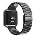 Simpeak Stainless Steel Metal Band Strap for Fitbit Blaze Smart Fitness Watch - Black