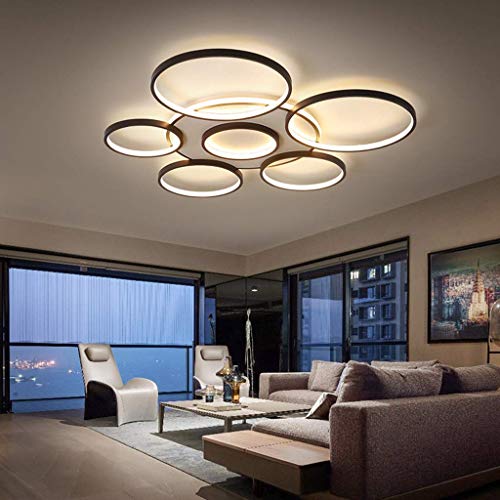 Chandelier LED feu d'artifice de 25cm plafonnier design moderne blanc chaud pour salon