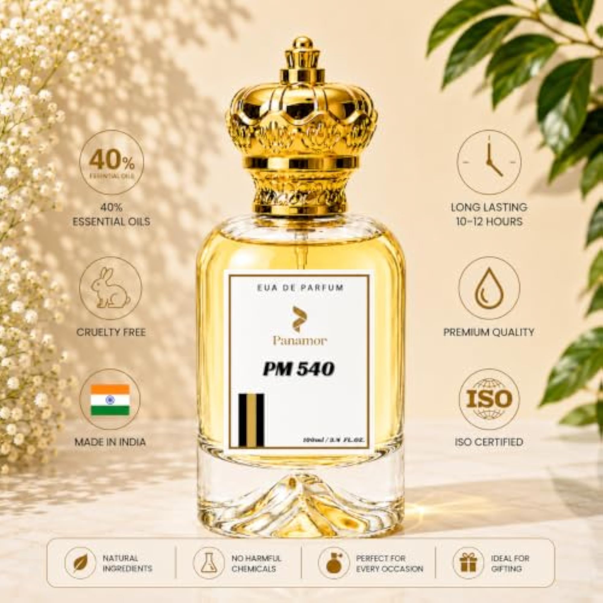 PM 540 Eau De Parfum for Men, 100ml