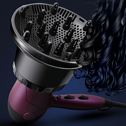 Lurrose Acessório de difusor de secador de cabelo: acessórios de difusor de volume universal para ca