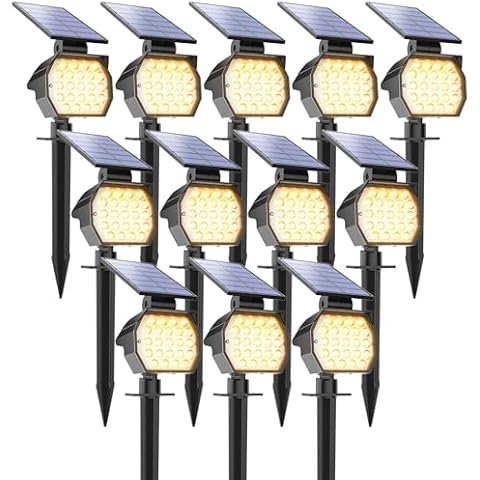 APONUO Solar Landscape Lights 12 Pack Cover
