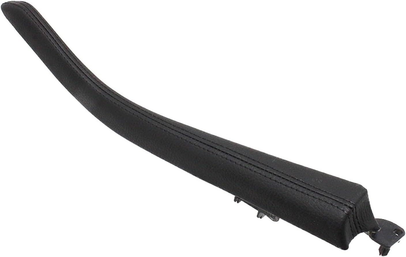 LHD Central Console Lid Armrest Cover Panel Leather Trim Strip Replacement Compatible 5 Series F10 F11 F18 520i 523i 525i 528i 535i(Black Trim Strip)