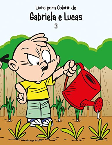 Livro para Colorir de Gabriela e Lucas 3