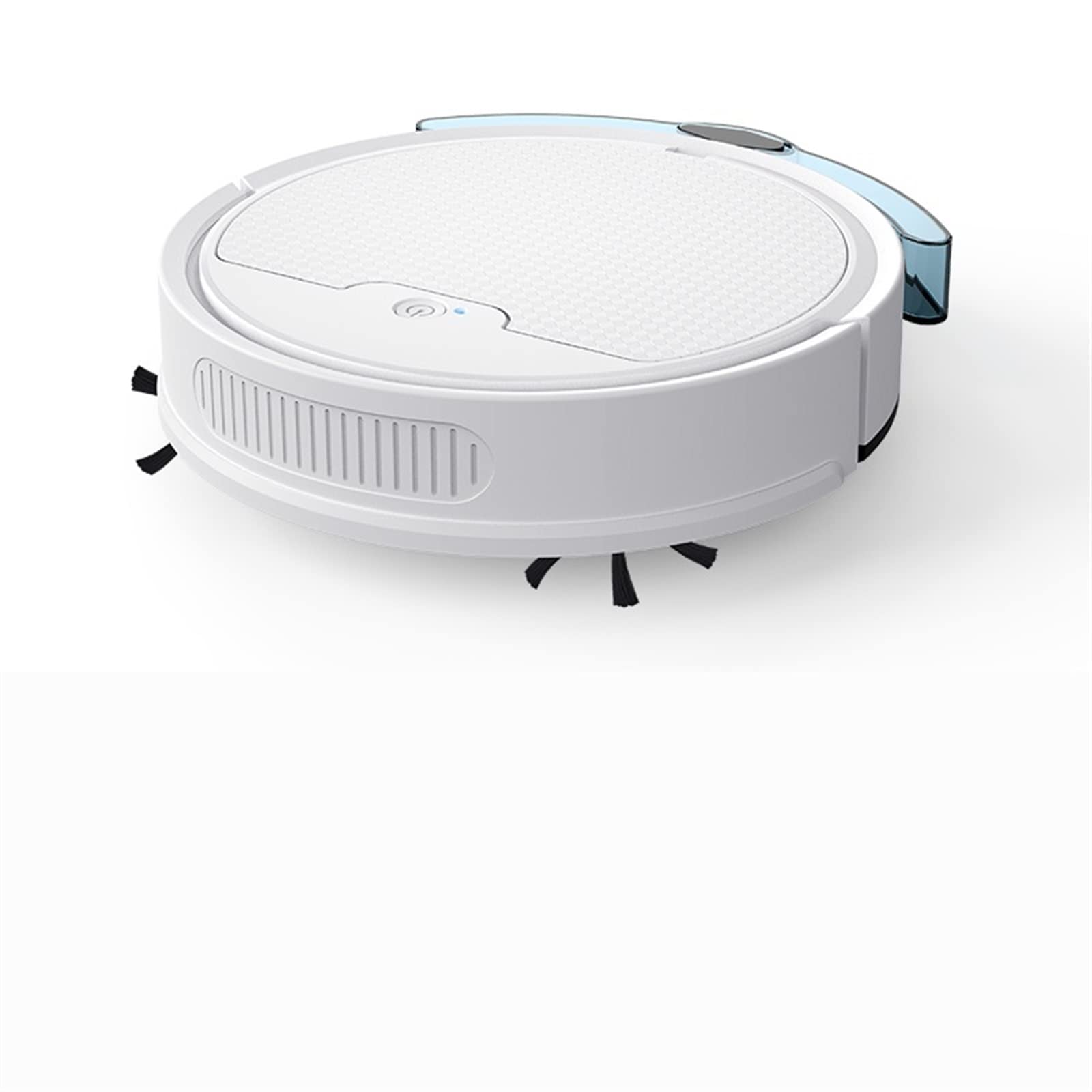 Robot - Robot de limpieza con control remoto, máquina de barrido de suelo, mopa húmeda y seca (blanco)