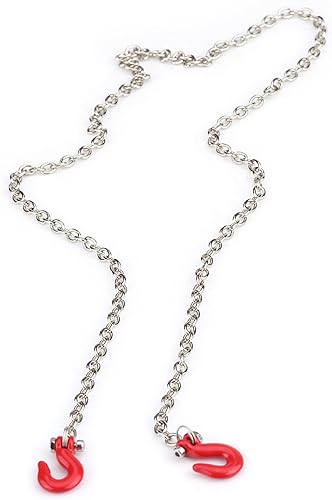 Miniatura 9 de VGEBY1 Gancho de cadena a control remoto, mini gancho de remolque, cadena de remolque de metal, accesorios para 1/10 SCX10 D90 RC Crawler modelo de