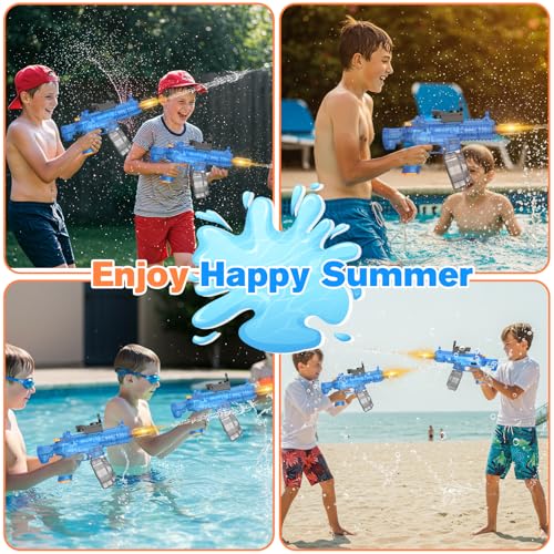 Electric Water Gun, M416 Electric Toy Gun, Water Pistol with High Powered Battery and Long Range- Gift for Boys and Girls Age 8+, for Summer Pool Beach Party and Outdoor Activities - Image 7