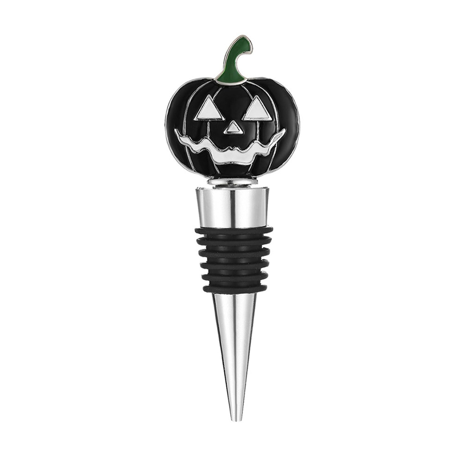 Tsophreniq Black Festival Halloween Wine Stopper Unique Pumpkin Shape Decoration Champagnes Preserver Accessory Bottle Cork Halloween Pumpkin Wine Stopper Shaped