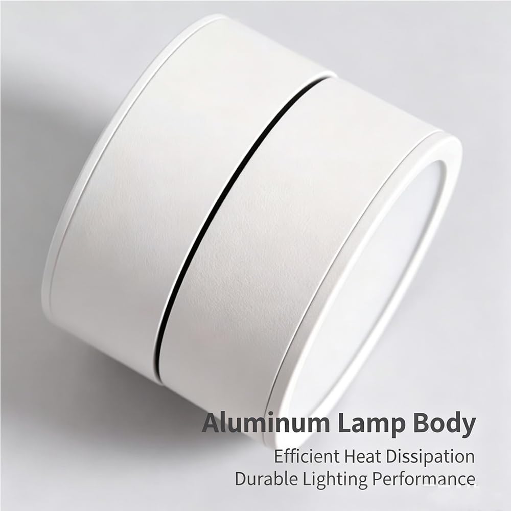 Drehbarer klappbarer Aluminium LED Aufbau Downlight Innen Decke
