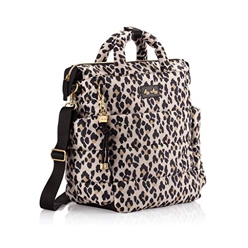 Itzy Ritzy Dream Convertible Diaper Bag; Lightweight Diaper Bag Converts From A Backpack To A Crossbody Or Tote; Features 14 Pockets, Stroller Clips, Changing Pad & Luggage Attachment, Leopard #TOP5