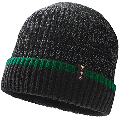 DexShell Beanie-Mütze, wasserdicht, winddicht, atmungsaktiv, grüner Rand XL Grüner Rand Cover