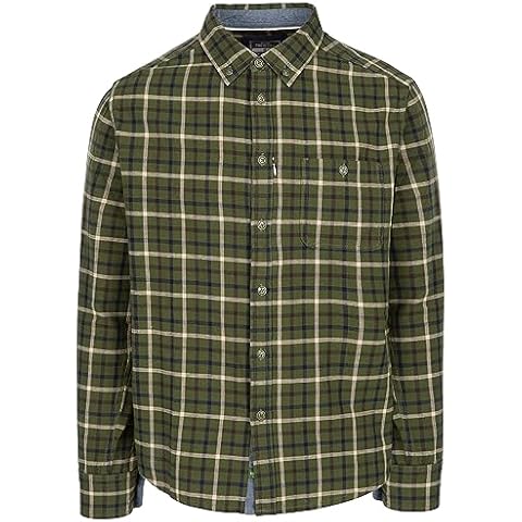 Trespass Mens Checkered Long Sleeve Shirt Cover