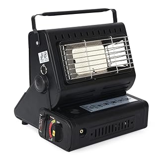 Smartflame HeaTREK PH-119 Portable Outdoor Gas Heater | Ceramic Heating | Perfect for Camping, Hiking, Trekking | Compact, Lightweight & Weather-Resistant | Black