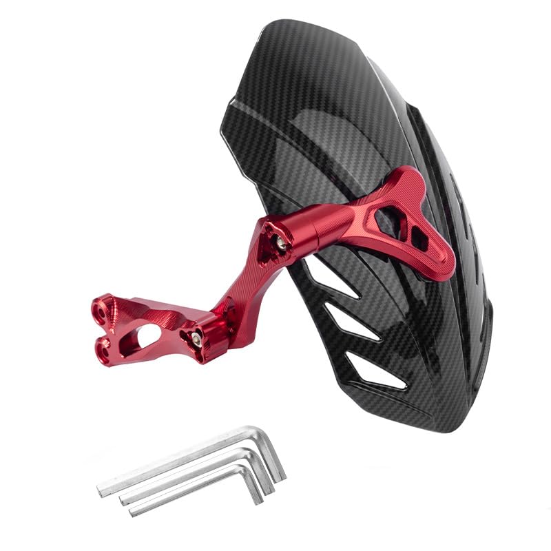 Image of MIPPO Carbon Fiber Rear Fender for N1S, U+b, M2, NGT & Little Monkey Bikes | Modified Scooter Mudguard Accessory