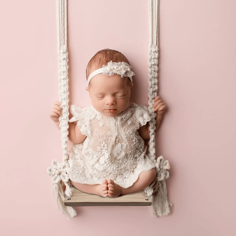 Sièges de balançoire pour photo bébé décors stables de studio