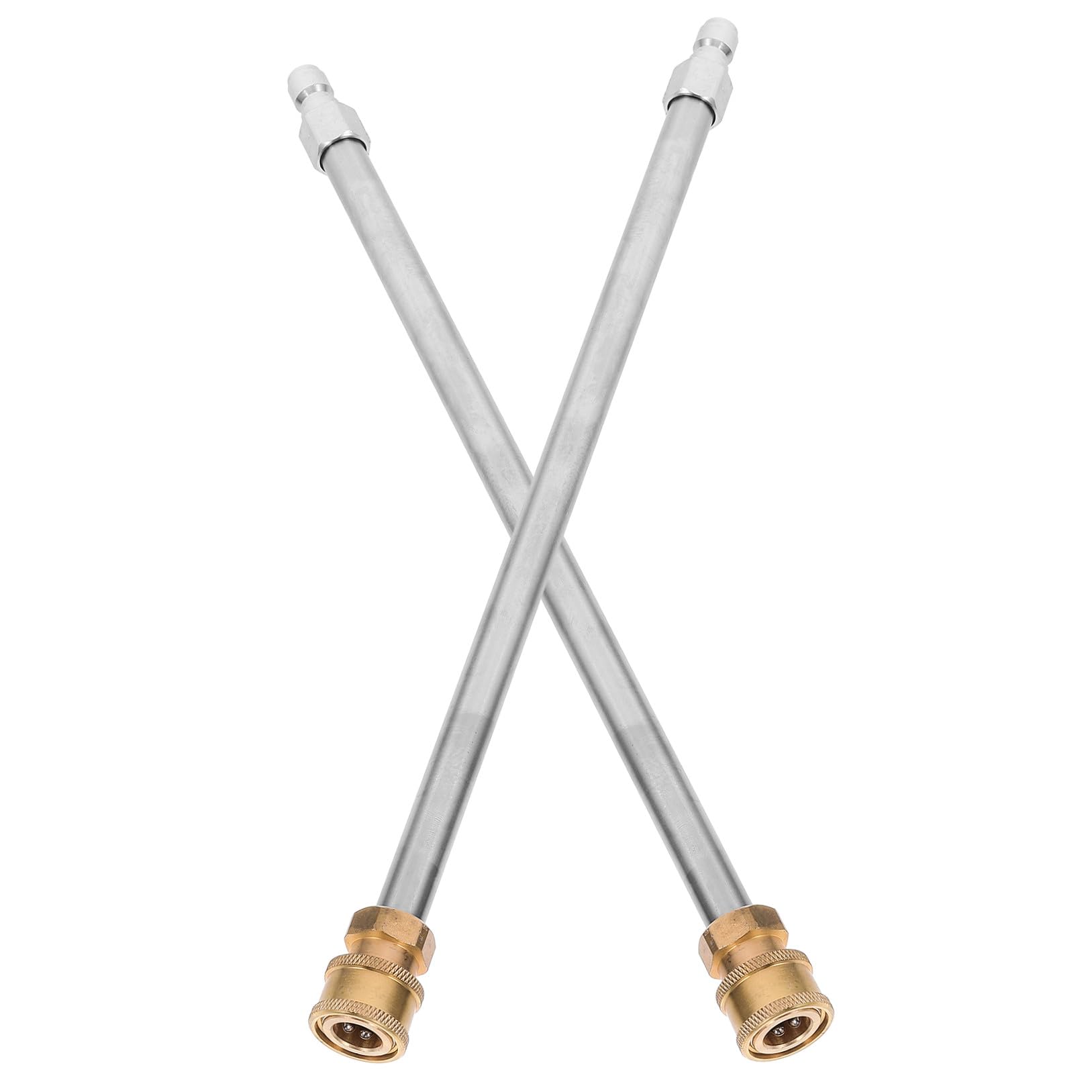 Varilla de 2 de Alta Presión para Lavado Lavadora para Alargadora de Acero Inoxidable y Cobre, Compatible Paquete Piezas Hidrolavadoras de Techo y Suelo