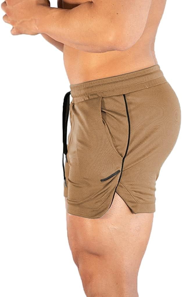 sandbank Men's 5" Gym Workout Short,Quick Dry Active Running Bodybuilding Shorts with Pockets - Image 2