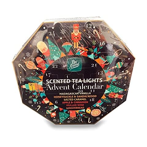 Scented Tea Light Candle Advent Calendar 2022 | Scented Candles Gift Set | Countdown to Christmas with 24 Scented Tea Lights | Perfect Gifts for the Home with a Card (Scented Tealight Advent Calendar) Cover