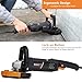 Concrete Surface Grinder Sander 1500W, MAXXT 5 Inch Angle Grinder Set 1000-8500RPM 7 Speed Adjustments, Concrete Sander with Removable Guard for Polishing（Includes 2 Diamond Sanding）