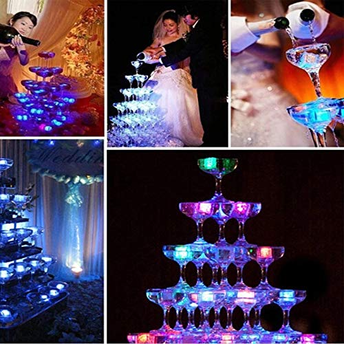 Luces LED en forma de cubo para decoración de bebidas miniatura 2