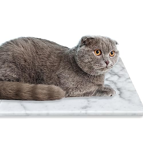 大理石 ペットひんやりクールマット Ｍサイズ 豪華な大理石 石種おまかせ 40×30cm 石専門店.com…