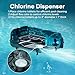 AIPER Surfer S2 Robotic Solar Pool Skimmer with HydroComm Smart Pool Monitor, Dual Charging Modes, Smart Obstacle Avoidance, Digital Water Testing for Pools