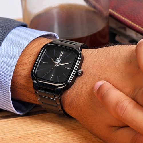 Image of LIMESTONE Classic Series Men Analog Watch - Stainless Steel Mesh Strap with Elegant Dial & Roman Numerals | Quartz Wristwatch for Casual & Formal Wear