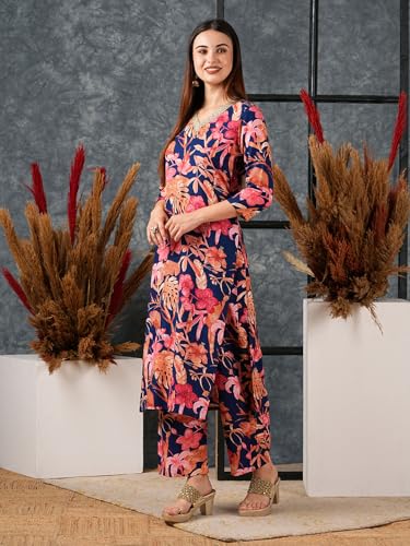 Image of ANNI DESIGNER Women Kurta with Palazzo