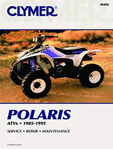 Clymer Manual Polaris ATV 3-6 White DR 85-95 M496 PU M496