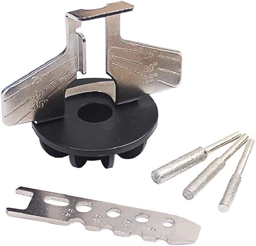 Sierra de cadena que afila el accesorio de la guía rotatoria de taladro sacapuntas para los accesorios de la herramienta eléctrica del mini taladro