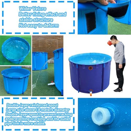 Durable Above Ground Pool Liners - Heavy-Duty PVC, Easy Installation & Quick Drainage, Ideal for Outdoor Pools, Fish Ponds, & Water Storage Solutions
