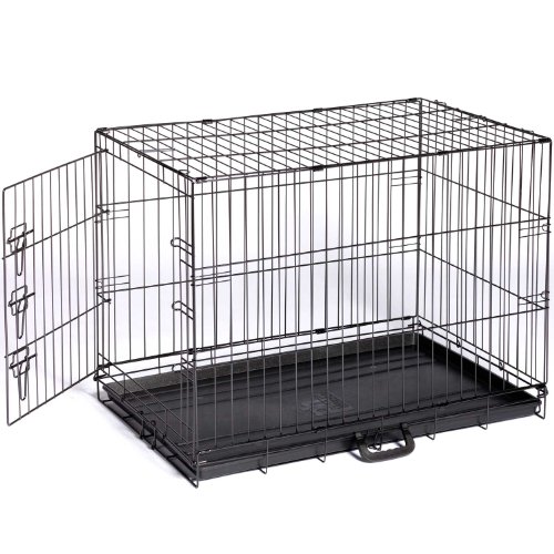 Image of Prevue Pet Products Home On-The-Go Single Door Dog Crate Indoor - M, Black