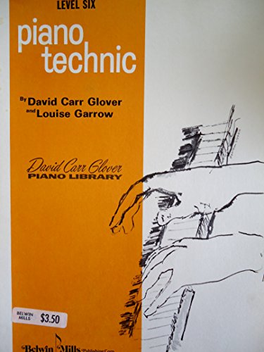 David Carr Glover Piano Library: Piano Technic,... B000JPM8CO Book Cover