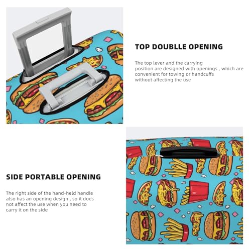 Luggage Cover - Cute Food Print Travel Suitcase Covers For Luggage, High Elasticity Suit Case Cover Protector Fits 18-32 Inch4