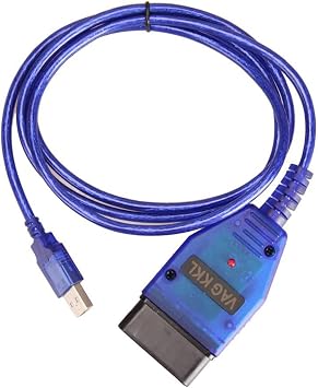 Outzone VAG409.1 USB Diagnostic Cable for VW Audi - KKL OBD2 Scanner with Stable CH340 Chip, Compatible with VCDS for ECU Coding, Fault Reading & Car Diagnostics (for Enthusiasts & DIY)