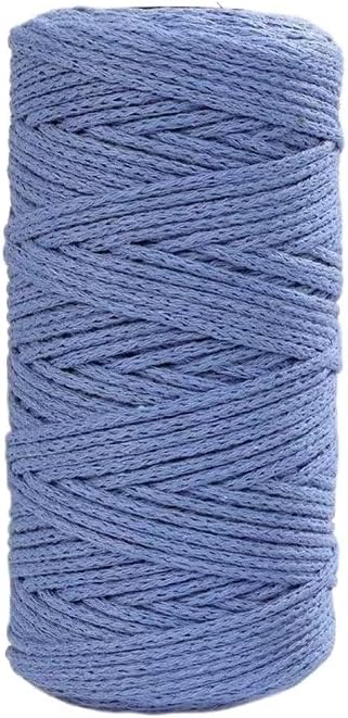 5 Rolls 2mm Hollow Blend Thread Yarn for Crochet Hand Craft(12)