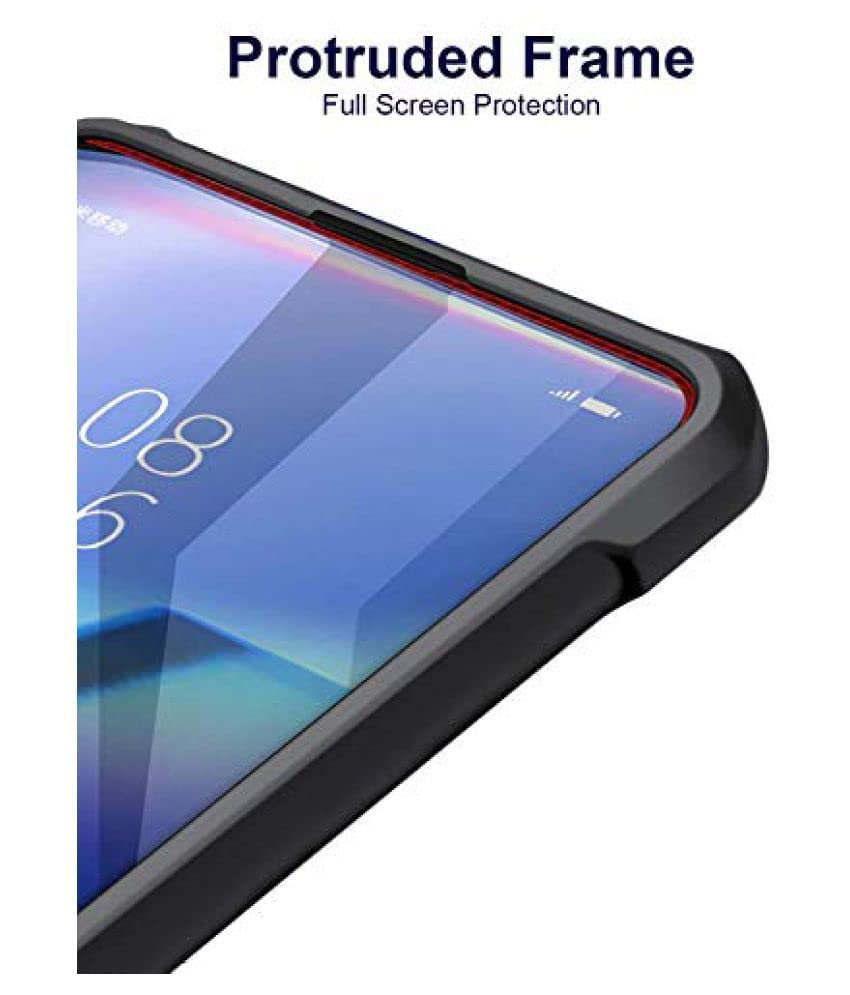Image of Dashmesh Shopping Shockproof Crystal Clear Back Cover Case for Apple iPhone 13 | 360 Degree Protection | Protective Design | Transparent Back Cover Case (Black Bumper)