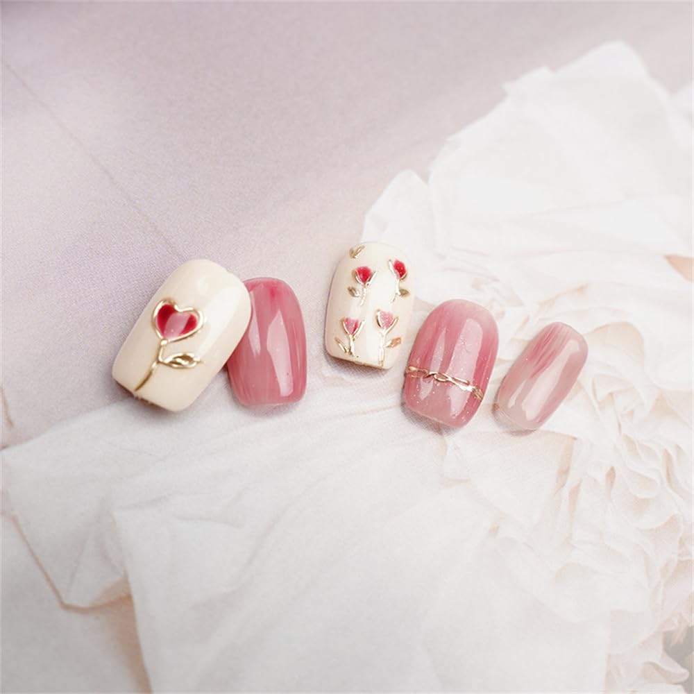 ネイルキッド　ネイルチップ　つけ爪　 ネイルアート用品　ハンドメイド Amazon.co.jp: ネイルチップ 手作り 手用 短め 硬化タイプ 付け爪