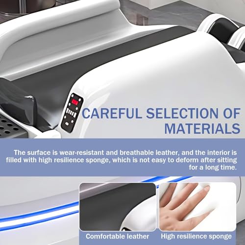 Larnavo Salon Massage Shampoo Bed-Electric Spa Table with Modern Luxury Design, Head Spa Equipment &Beauty Bed Includes Water Cycle, Full Body Massage, Intelligent High-Definition Panel(73.23IN) - Image 6