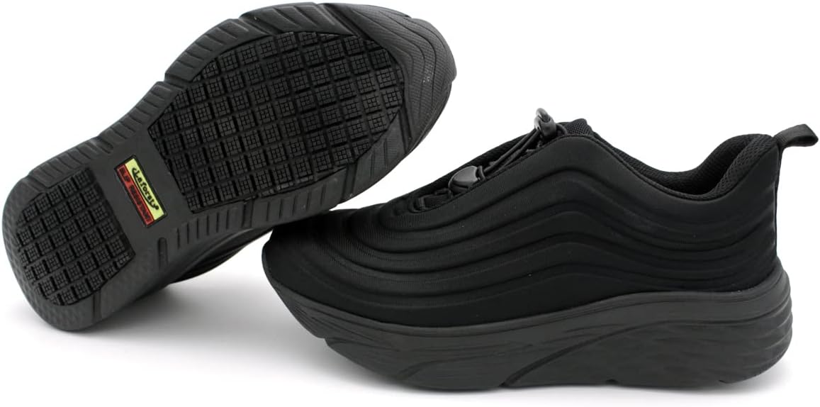 Laforst Womens Nonslip Running Shoes Water Resistant Upper Fashion Platform Sneaker