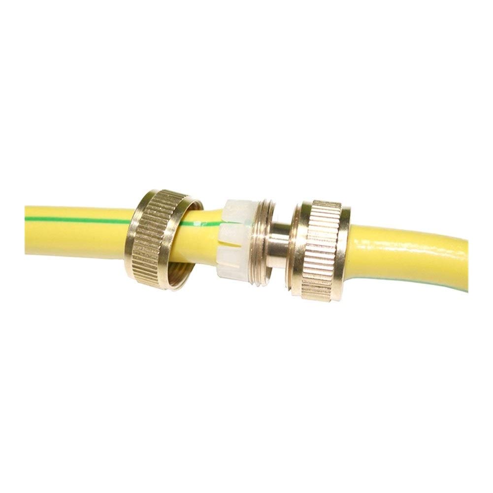 Ottone 1/2 '' Connettore del tubo flessibile Agricoltura Garden irrigazione Car Wash prolunga strumento Water Garden Hose Giunti 10 pezzi