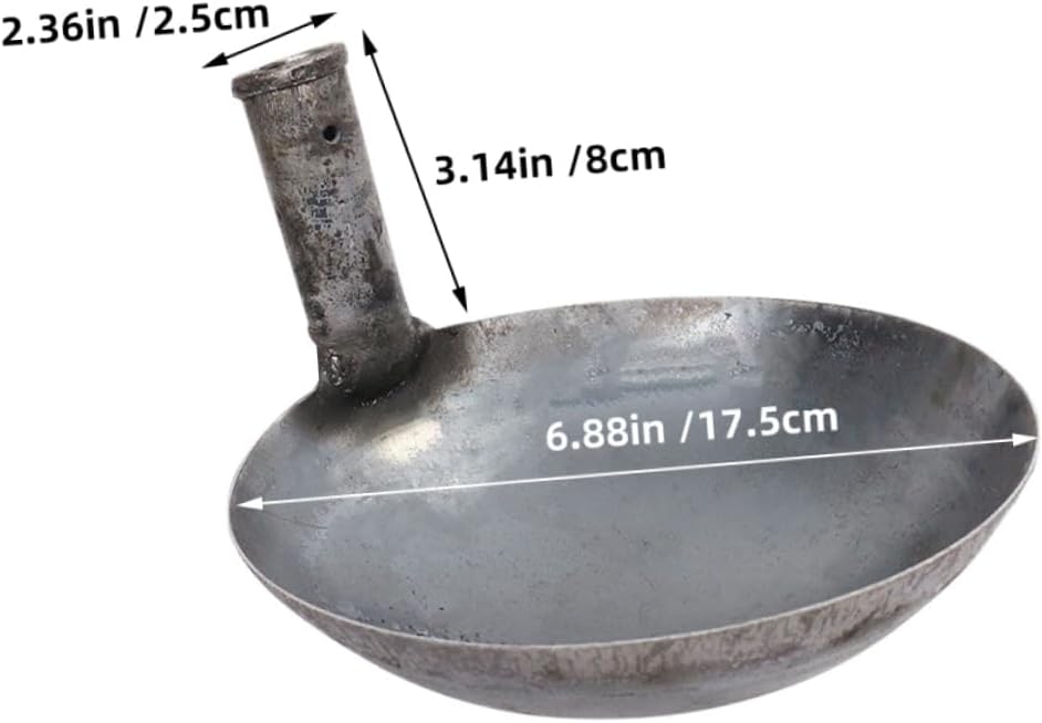 High Capacity Iron Scoop Reusable Water Ladle for Industrial Use Easy to Clean