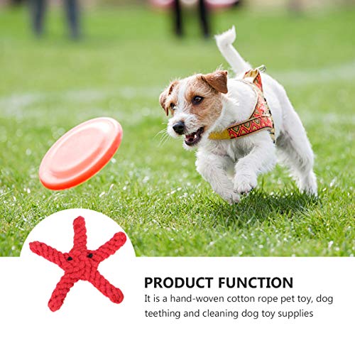 Balacoo 6 peças de brinquedos mastigáveis coloridos elefante leão Seastar filhote polvo em forma de