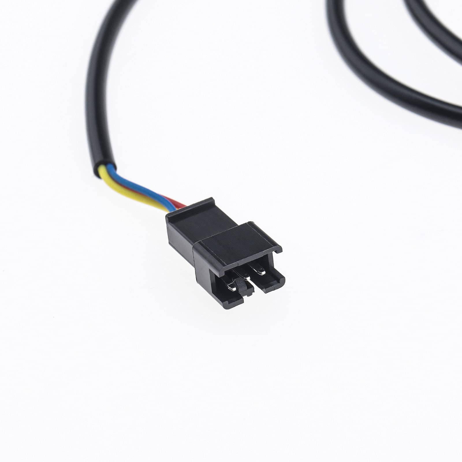 EMSea 12 Aimants Capteur de Vitesse, Système d'assistance au Pouls avec Connecteur de 3 Broches Mâle et Câble de 90cm pour Vélo Électrique Pas