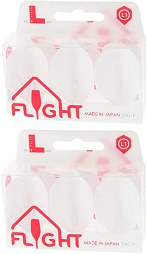 LSTYLE Vuelos de dardos estándar L1 PROKAMIEZ - para dardos de punta suave y punta de acero